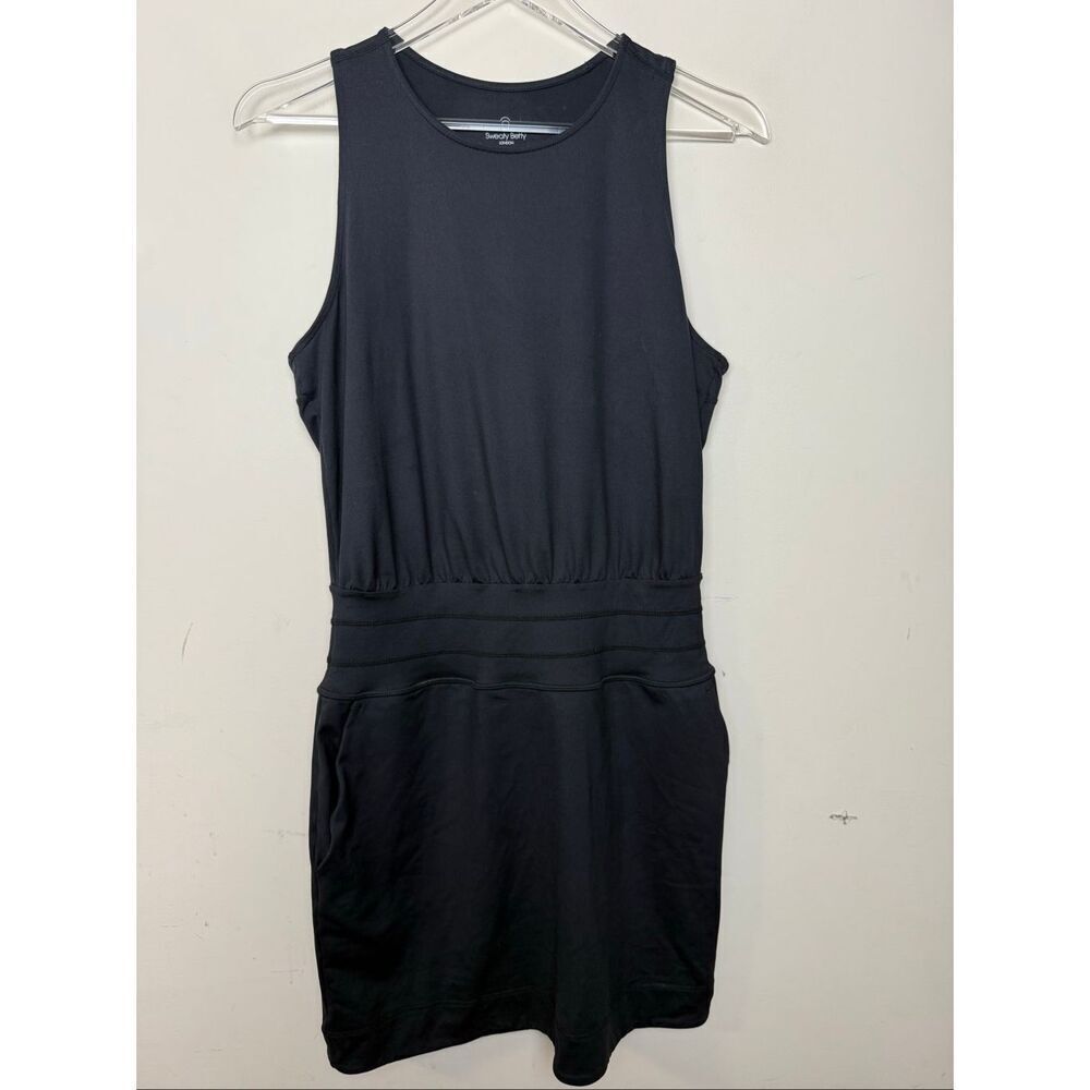 Sweaty Betty Gaia Yoga Dress Black Size Small Activewear Sporty